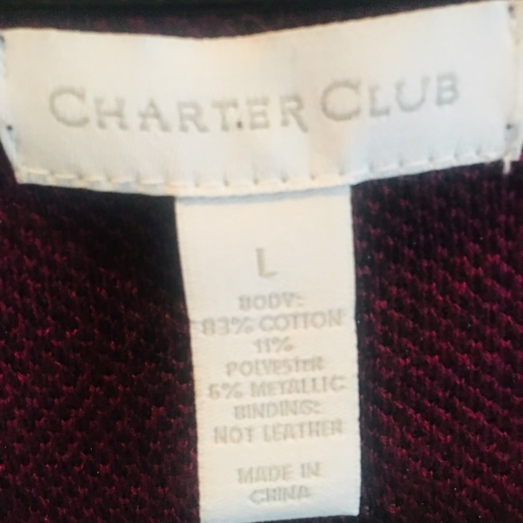 🌺CHARTER CLUB Jacket (Large) Brown/Fuschia🌺 - Picture 4 of 7